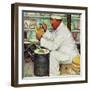 "How to Diet", January 3,1953-Norman Rockwell-Framed Giclee Print