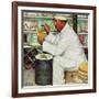 "How to Diet", January 3,1953-Norman Rockwell-Framed Giclee Print