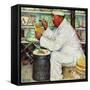 "How to Diet", January 3,1953-Norman Rockwell-Framed Stretched Canvas