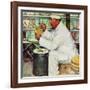 "How to Diet", January 3,1953-Norman Rockwell-Framed Giclee Print