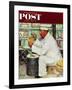 "How to Diet" Saturday Evening Post Cover, January 3,1953-Norman Rockwell-Framed Giclee Print