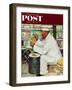 "How to Diet" Saturday Evening Post Cover, January 3,1953-Norman Rockwell-Framed Premium Giclee Print