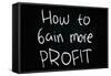 How to Gain More Profit-airdone-Framed Stretched Canvas