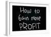 How to Gain More Profit-airdone-Framed Art Print