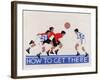 How to Get There, London Underground Poster-null-Framed Giclee Print