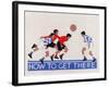 How to Get There, London Underground Poster-null-Framed Giclee Print