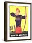 How to Keep Fit, Woman Archer-null-Framed Art Print