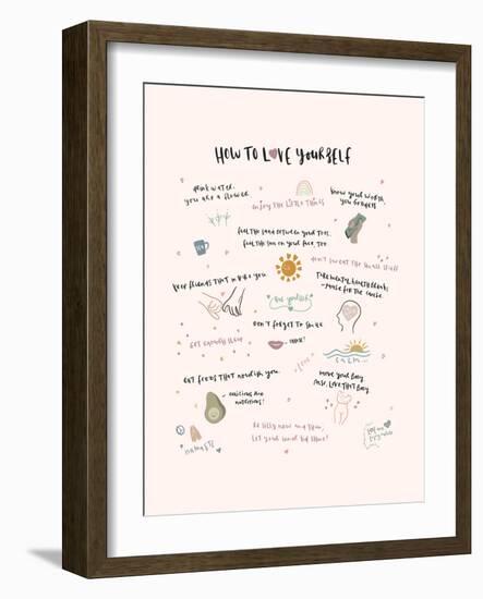 How To Love Yourself-Leah Straatsma-Framed Art Print