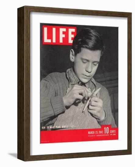 How to Make Model Airplanes, March 23, 1942-Charles E. Steinheimer-Framed Photographic Print