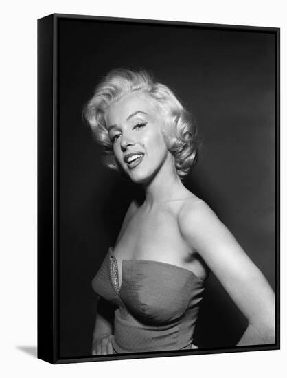 HOW TO MARRY A MILLIONAIRE, 1953 directed by JEAN NEGULESCO Maeilyn Monroe (b/w photo)-null-Framed Stretched Canvas