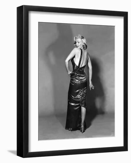 HOW TO MARRY A MILLIONAIRE, 1953 directed by JEAN NEGULESCO Maeilyn Monroe (b/w photo)-null-Framed Photo