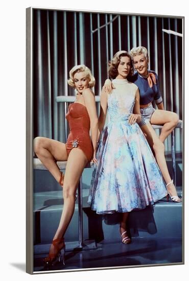 HOW TO MARRY A MILLIONAIRE, 1953 directed by JEAN NEGULESCO Maeilyn Monroe, Lauren Bacall and Betty-null-Framed Photo