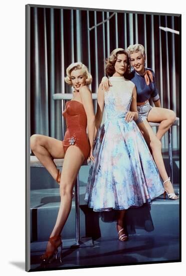 HOW TO MARRY A MILLIONAIRE, 1953 directed by JEAN NEGULESCO Maeilyn Monroe, Lauren Bacall and Betty-null-Mounted Photo