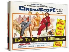 How to Marry a Millionaire, 1953-null-Stretched Canvas