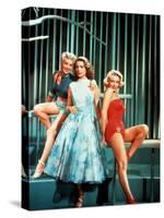 How To Marry A Millionaire, Betty Grable, Lauren Bacall, Marilyn Monroe, 1953-null-Stretched Canvas