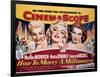 How To Marry A Millionaire, Betty Grable, Marilyn Monroe, Lauren Bacall, 1953-null-Framed Art Print