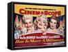 How To Marry A Millionaire, Betty Grable, Marilyn Monroe, Lauren Bacall, 1953-null-Framed Stretched Canvas