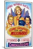 How to Marry a Millionaire, Betty Grable, Marilyn Monroe, Lauren Bacall, 1953-null-Mounted Photo