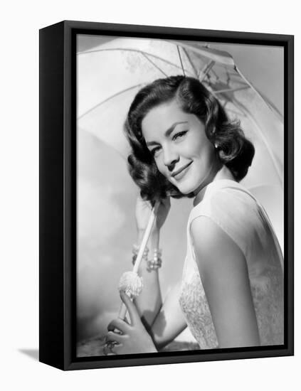 How to Marry a Millionaire, Lauren Bacall, 1953-null-Framed Stretched Canvas