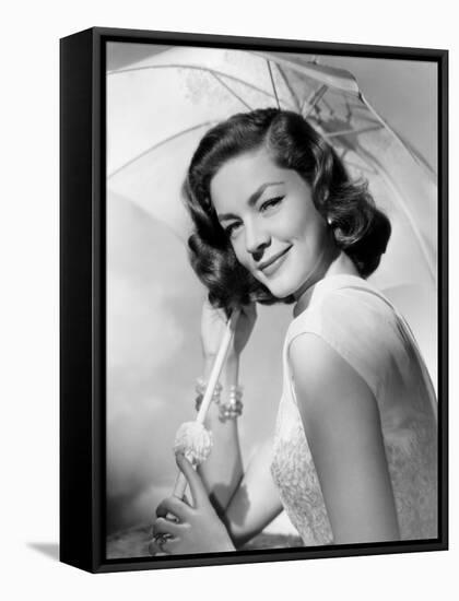 How to Marry a Millionaire, Lauren Bacall, 1953-null-Framed Stretched Canvas