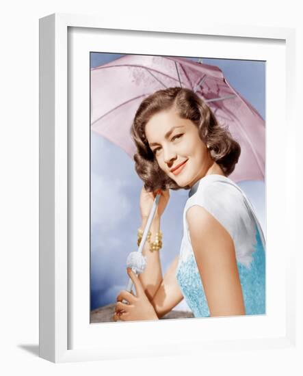 HOW TO MARRY A MILLIONAIRE, Lauren Bacall, 1953.-null-Framed Photo