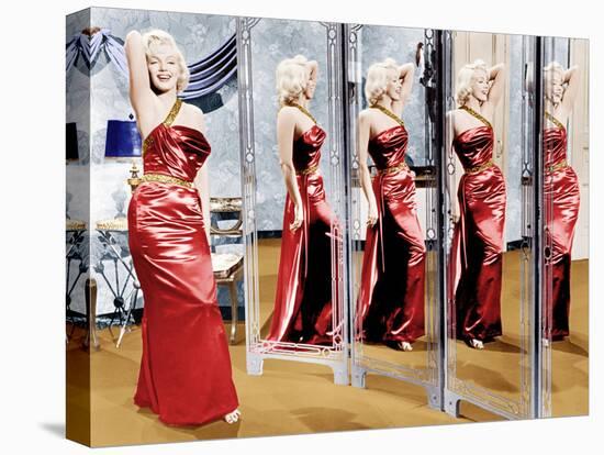 How to Marry a Millionaire, Marilyn Monroe, 1953-null-Stretched Canvas