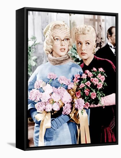 How to Marry a Millionaire, Marilyn Monroe, Betty Grable, 1953-null-Framed Stretched Canvas