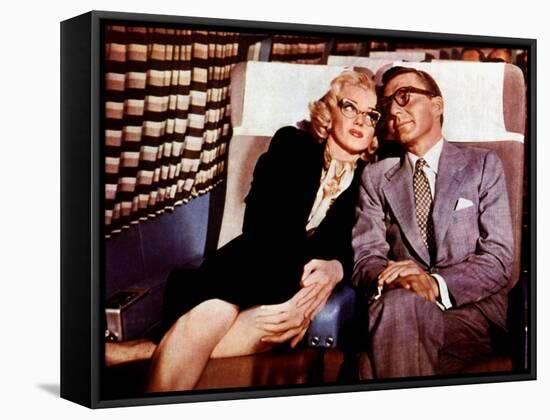 How To Marry A Millionaire, Marilyn Monroe, David Wayne, 1953-null-Framed Stretched Canvas