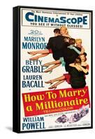 How to Marry a Millionaire-null-Framed Stretched Canvas