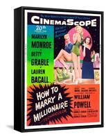 How to Marry a Millionaire-null-Framed Stretched Canvas