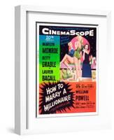 How to Marry a Millionaire-null-Framed Art Print