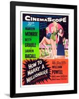 How to Marry a Millionaire-null-Framed Art Print