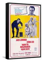 How to Murder Your Wife, Jack Lemmon, Virna Lisi, 1965-null-Framed Stretched Canvas