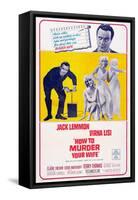 How to Murder Your Wife, Jack Lemmon, Virna Lisi, 1965-null-Framed Stretched Canvas