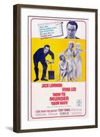 How to Murder Your Wife, Jack Lemmon, Virna Lisi, 1965-null-Framed Art Print