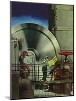 "How to Operate a Power Plant," October 2, 1943-Russell Patterson-Mounted Giclee Print