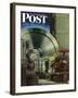 "How to Operate a Power Plant," Saturday Evening Post Cover, October 2, 1943-Russell Patterson-Framed Giclee Print