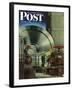 "How to Operate a Power Plant," Saturday Evening Post Cover, October 2, 1943-Russell Patterson-Framed Giclee Print