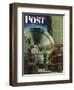 "How to Operate a Power Plant," Saturday Evening Post Cover, October 2, 1943-Russell Patterson-Framed Giclee Print