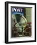 "How to Operate a Power Plant," Saturday Evening Post Cover, October 2, 1943-Russell Patterson-Framed Giclee Print