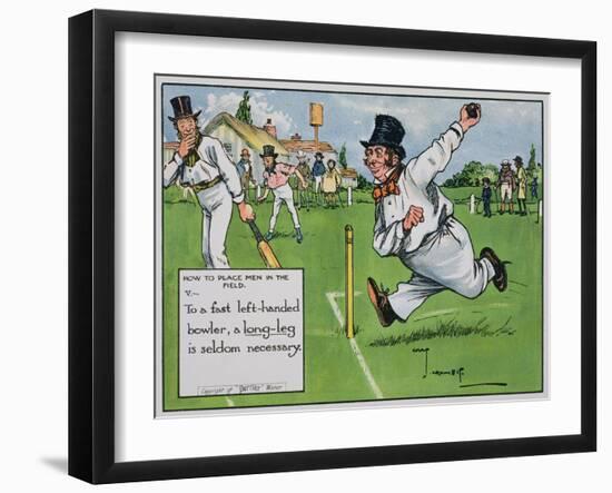 How to Place Men in the Field-Charles Crombie-Framed Giclee Print