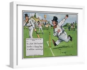 How to Place Men in the Field-Charles Crombie-Framed Giclee Print