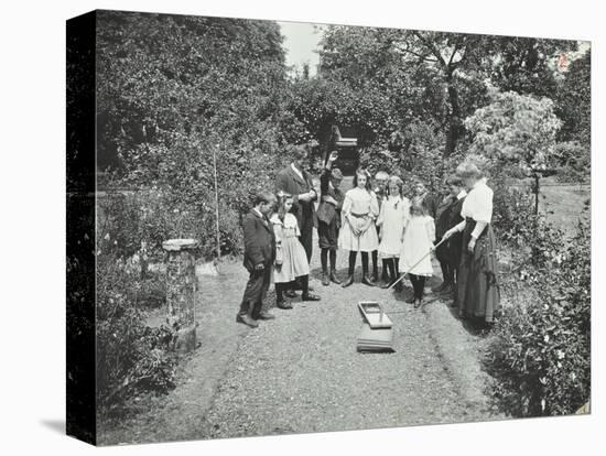 How to Read a Sun-Dial, Birley House Open Air School, Forest Hill, London, 1908-null-Stretched Canvas