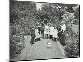 How to Read a Sun-Dial, Birley House Open Air School, Forest Hill, London, 1908-null-Mounted Photographic Print