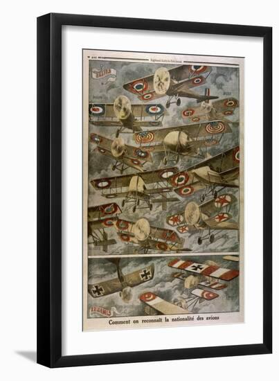 How to Recognise the Aircraft of Different Countries by Their Markings-null-Framed Art Print