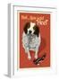 How to speak dog - Heel?-Lantern Press-Framed Art Print