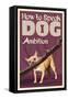 How to Speak Dog - Stick-Lantern Press-Framed Stretched Canvas