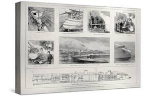 How Torpedo Boat is Built at Messrs. Yarrow and Co.'s Works, Poplar, 'The Illustrated London News'-null-Stretched Canvas