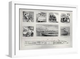 How Torpedo Boat is Built at Messrs. Yarrow and Co.'s Works, Poplar, 'The Illustrated London News'-null-Framed Giclee Print