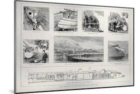 How Torpedo Boat is Built at Messrs. Yarrow and Co.'s Works, Poplar, 'The Illustrated London News'-null-Mounted Giclee Print